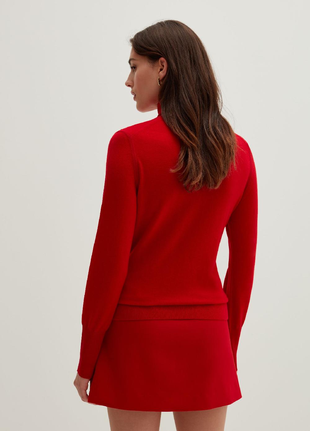 Stefanel Pullover in lana e seta a collo alto Offerte giornaliere