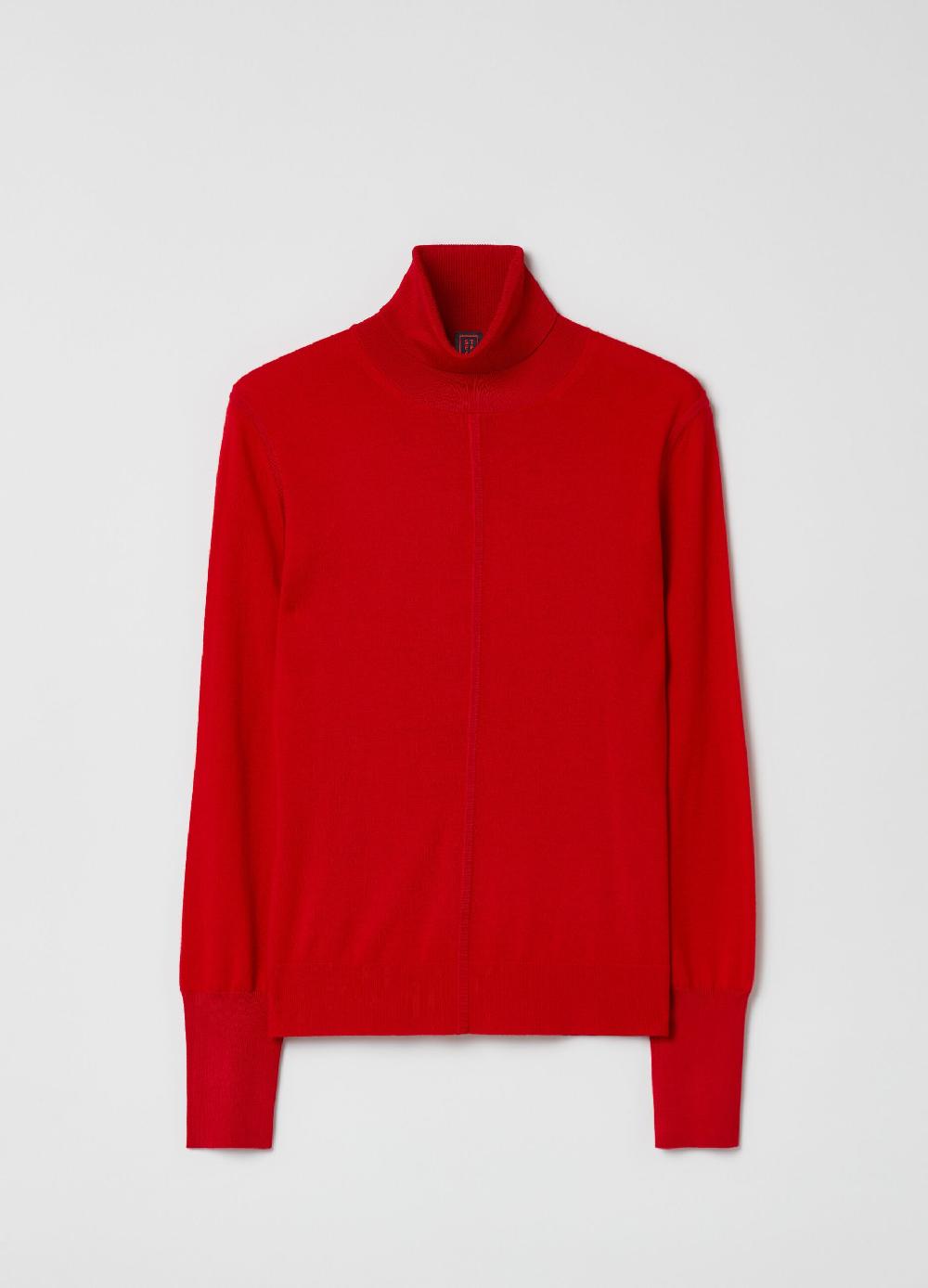 Stefanel Pullover in lana e seta a collo alto Offerte giornaliere
