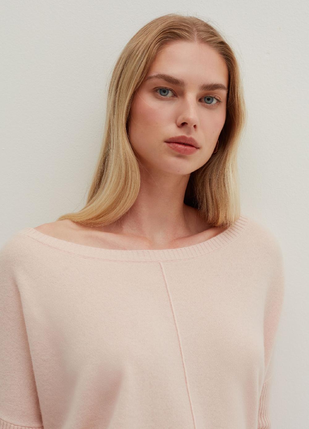 Stefanel Pullover in cashmere scollo a barca Prezzo basso