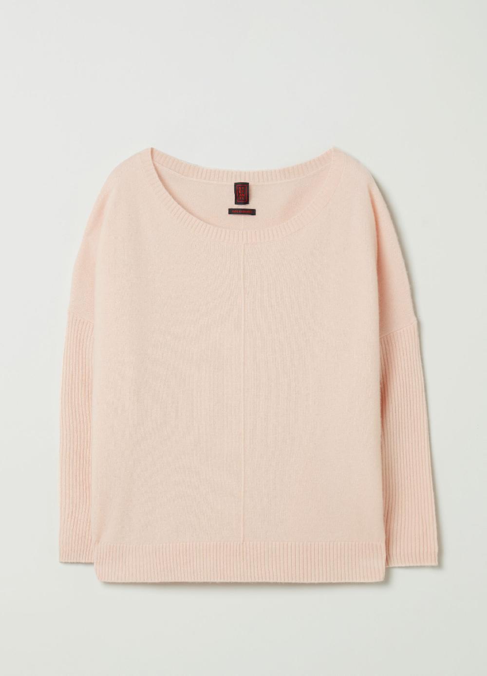Stefanel Pullover in cashmere scollo a barca Prezzo basso