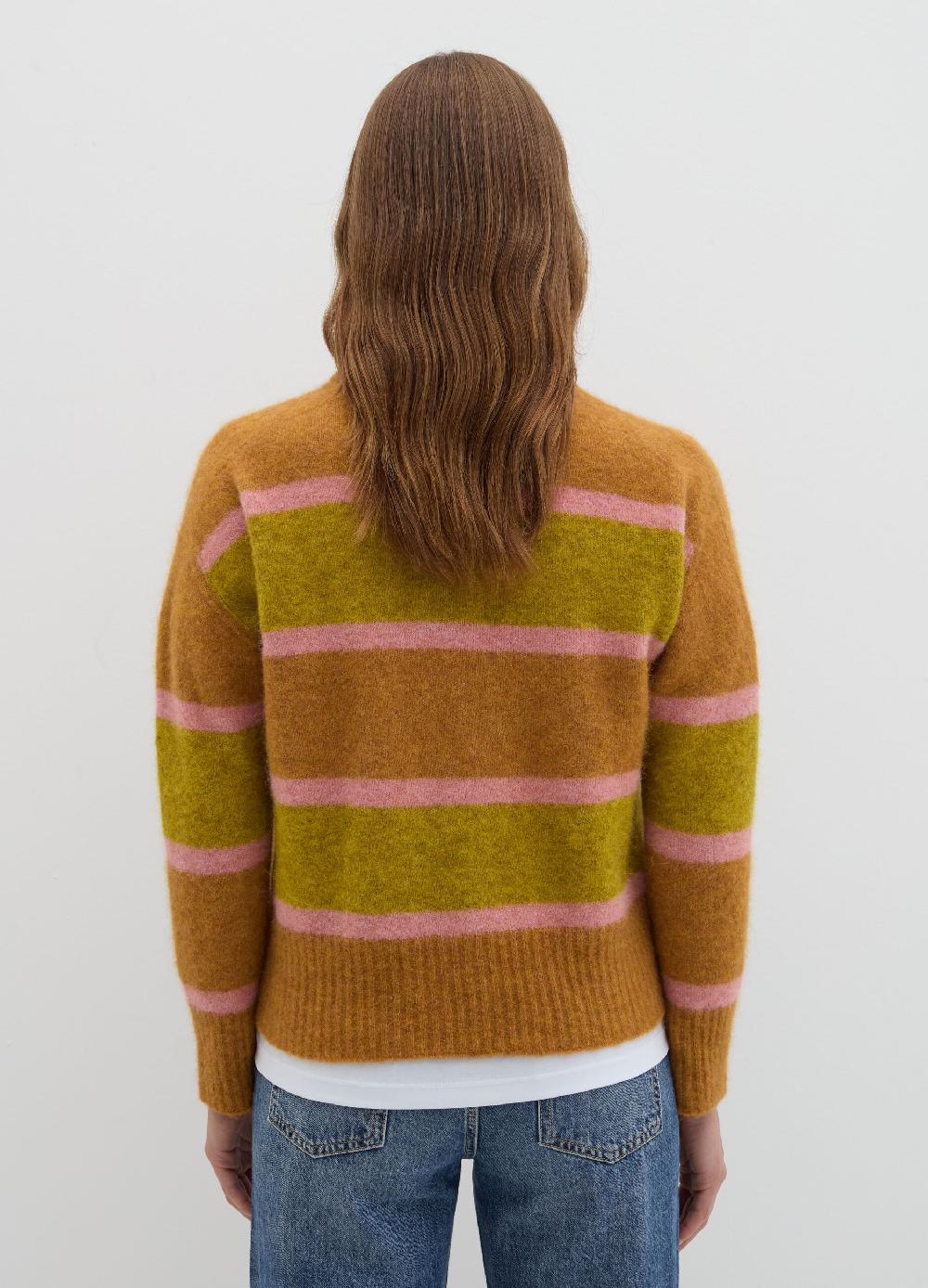 Stefanel Pullover in misto alpaca a righe Fino al 60% di sconto