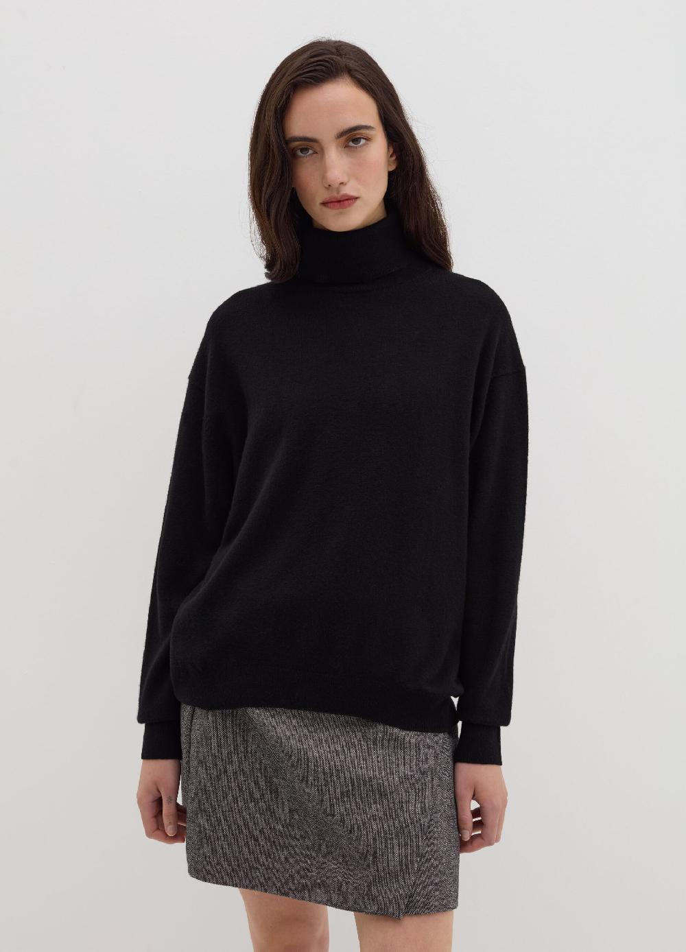 Stefanel Pullover in lana cardata a collo alto Only for today