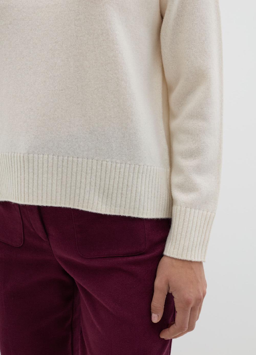 Stefanel Pullover mock neck in lana cardata Offerta speciale della fabbrica