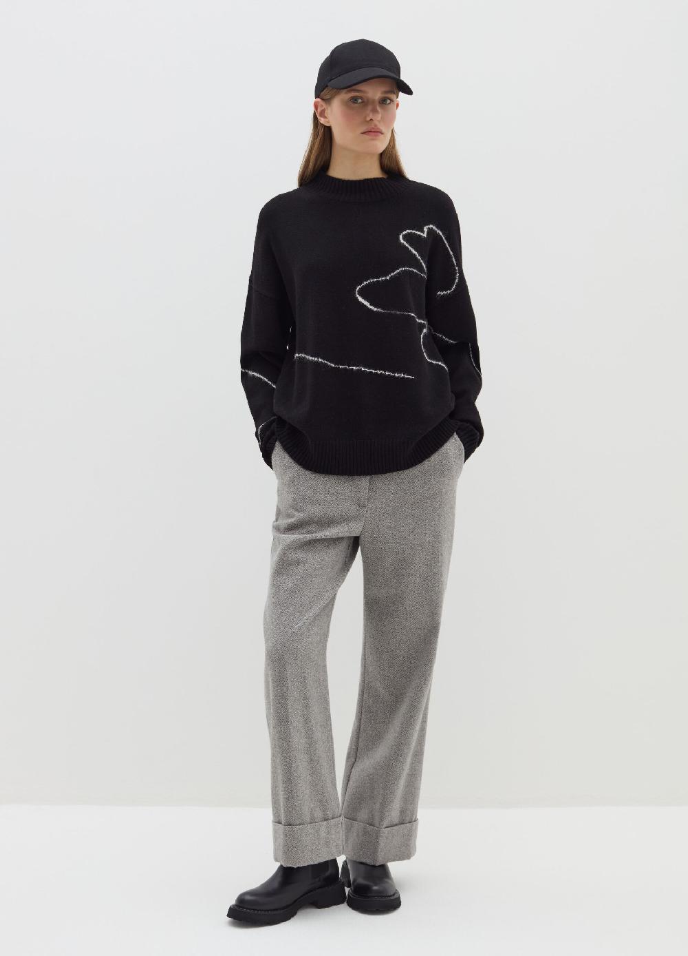 Stefanel Pullover con intarsio floreale Discount Store per i nuovi prodotti