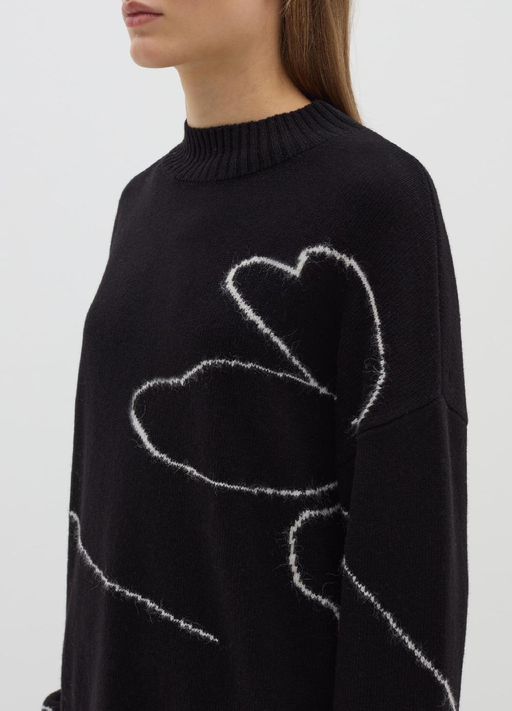 Stefanel Pullover con intarsio floreale Discount Store per i nuovi prodotti