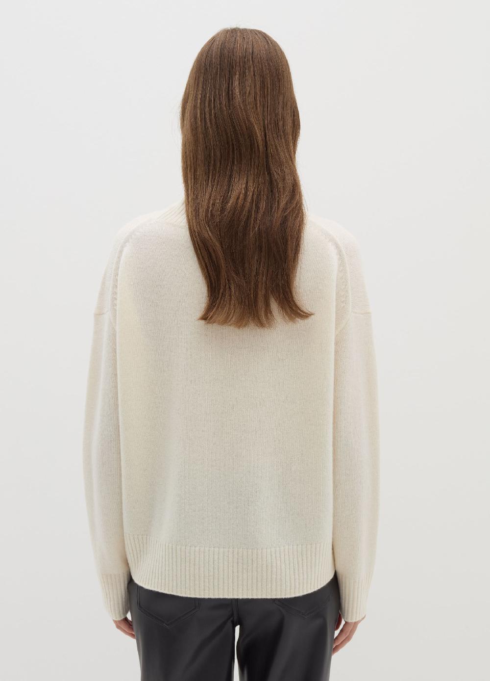 Stefanel Pullover in lana cardata a collo alto Officina