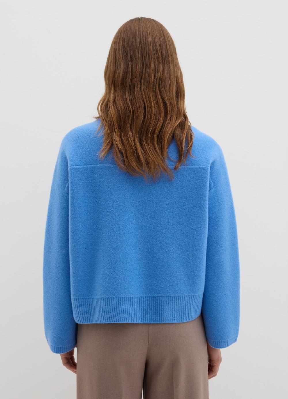 Stefanel Pullover in lana cotta con scollo a V Black Friday Prezzi