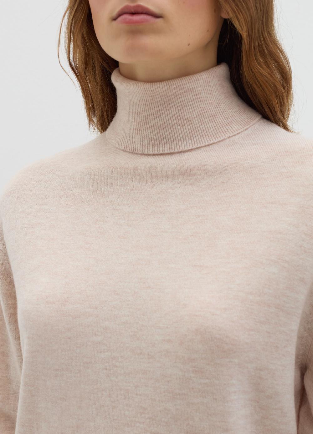 Stefanel Pullover in lana cardata a collo alto Duty-free
