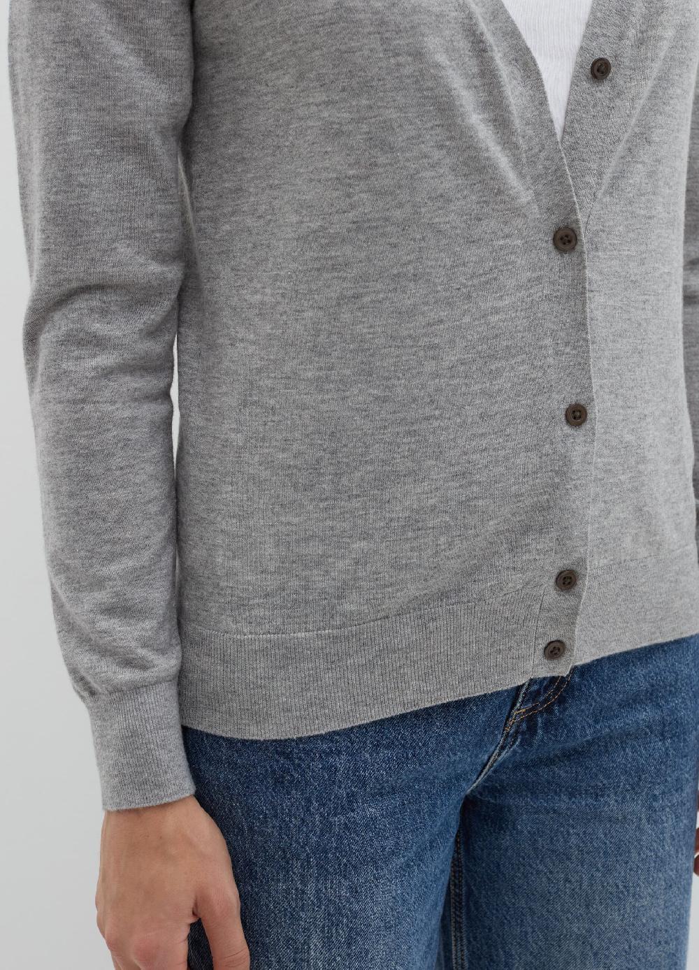 Stefanel Cardigan in lana e seta con scollo a V 2025