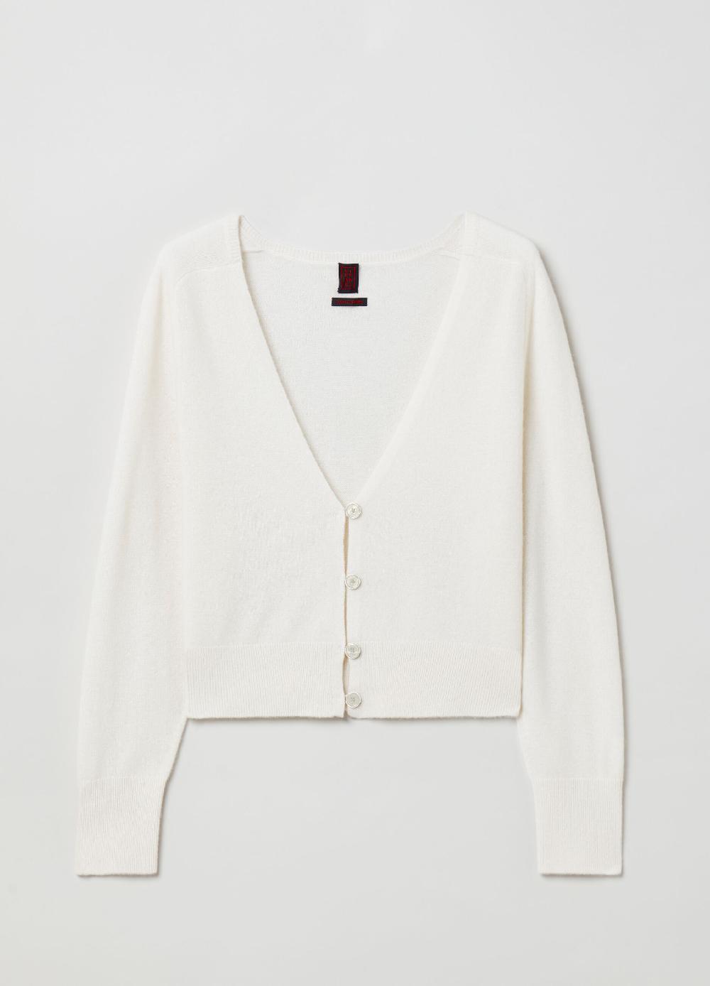 Stefanel Cardigan in cashmere con scollo a V Italia
