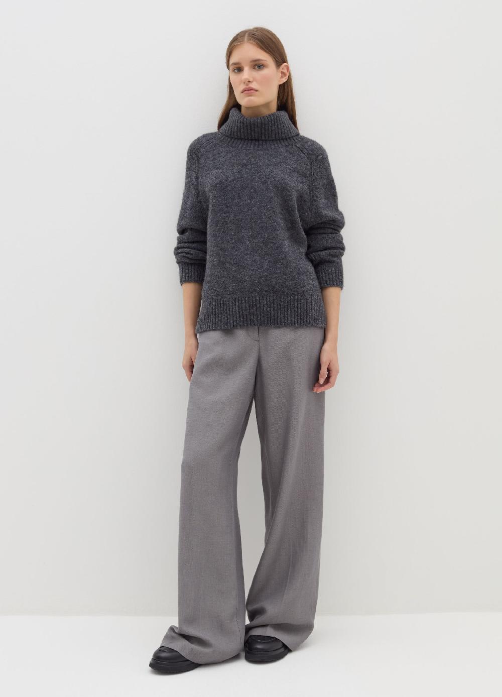 Stefanel Pullover a collo alto in alpaca e lana Vendita