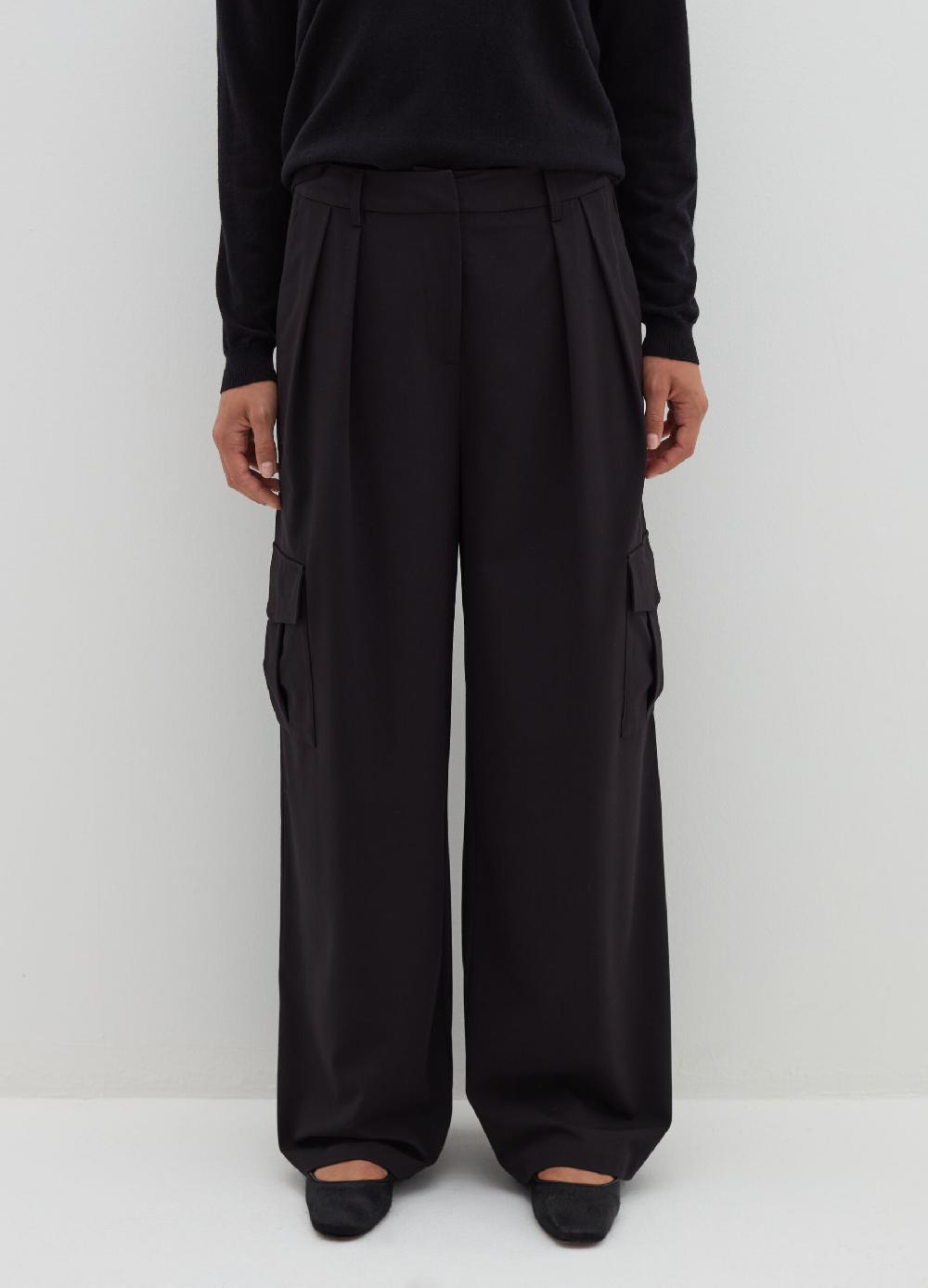 Stefanel Pantalone cargo in poly viscosa stretch Spedizione Gratuita