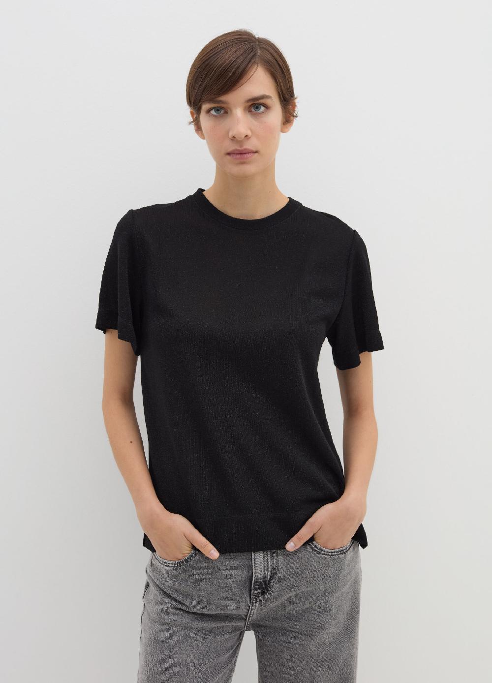 Stefanel T-shirt in lurex con spacchetti Qualità Garantita