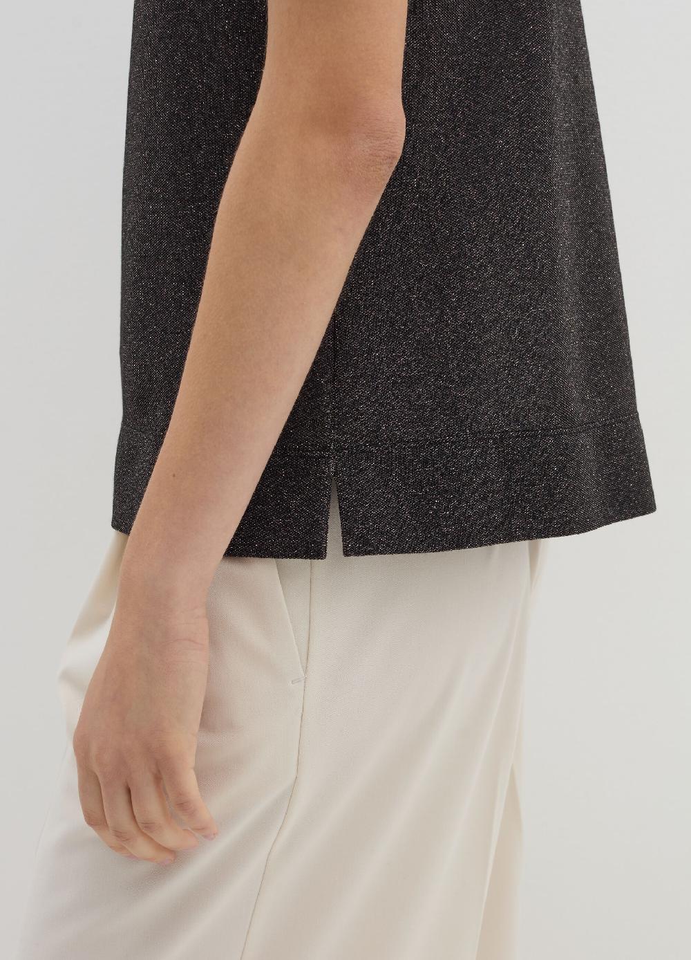 Stefanel T-shirt in lurex con spacchetti Negozi Online