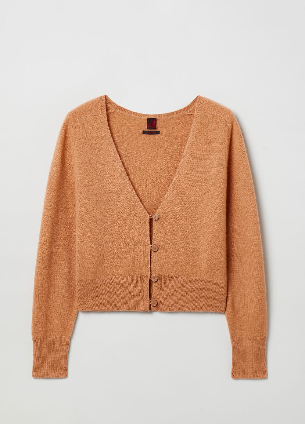 Stefanel Cardigan in cashmere con scollo a V Promozione Limitata