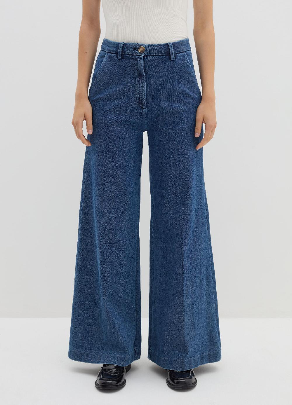 Stefanel Jeans a gamba larga rinsed Affare Del Giorno