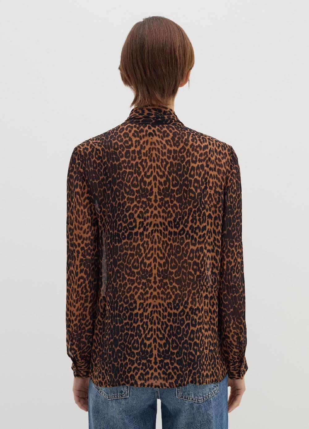 Stefanel Blusa in georgette con foulard Convenienza
