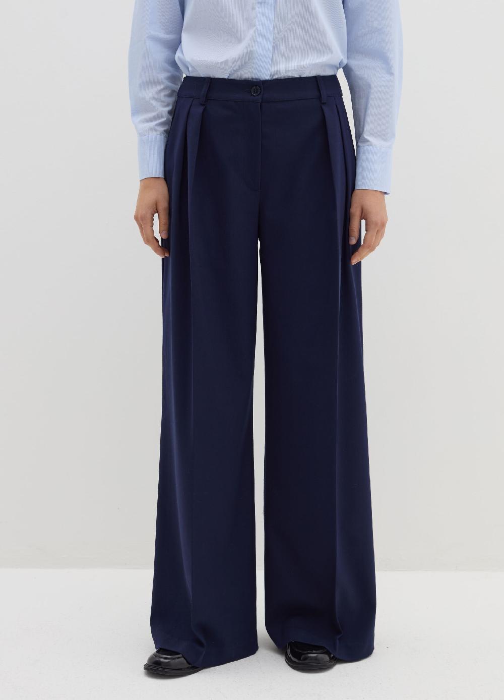 Stefanel Pantalone loose fit con pinces Sconto