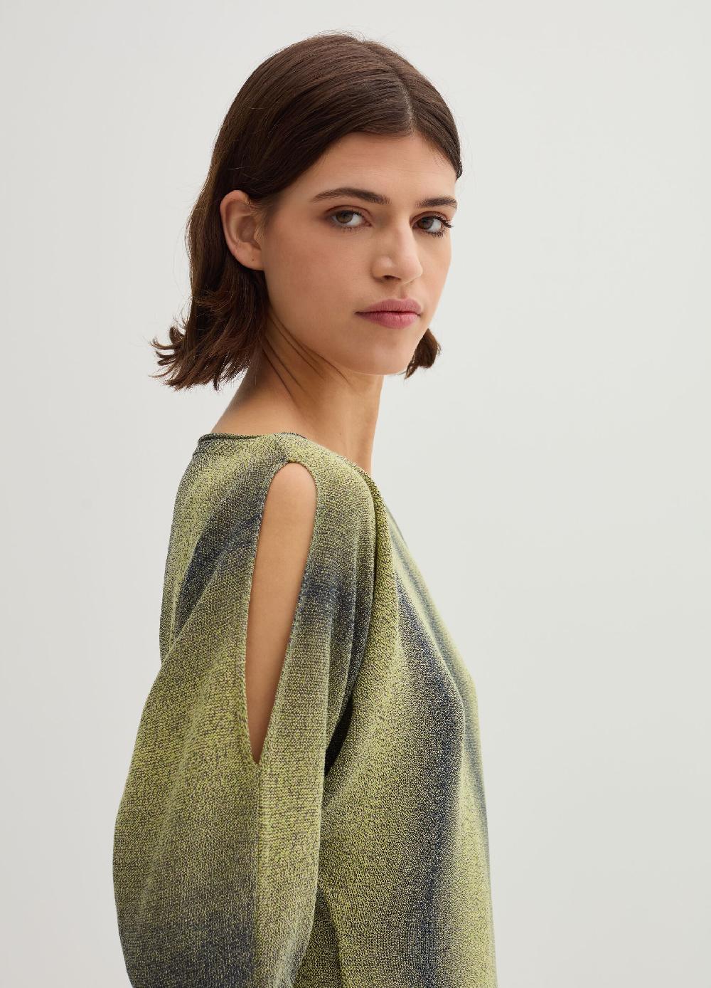 Stefanel Maglia space dyed con scollo a barca Offerta