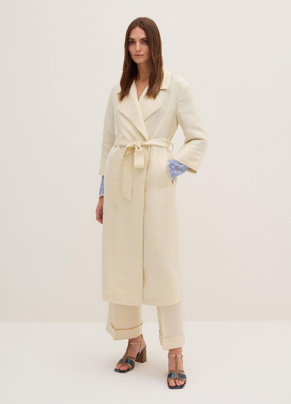 Stefanel Trench lungo con cintura Offerte
