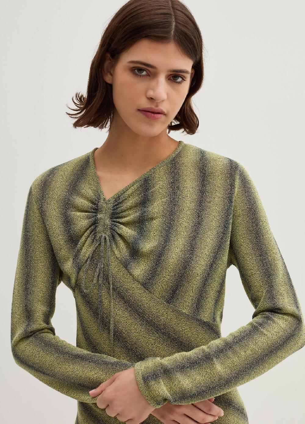 Stefanel Vestito asimmetrico space dyed Vendita Calda