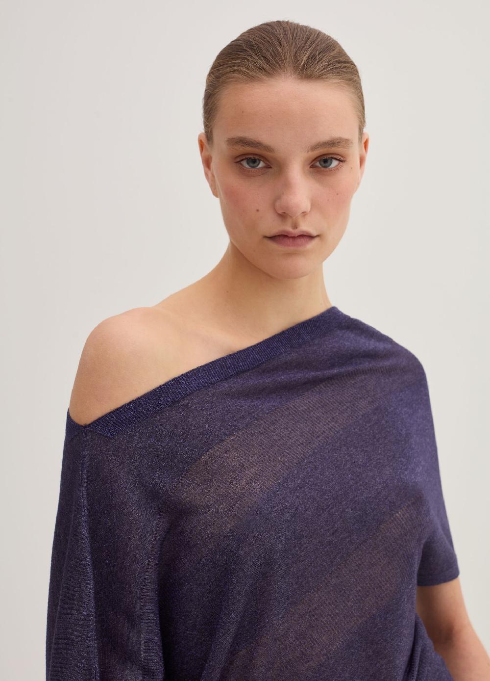 Stefanel Maglia a costine in lurex Negozio online di fabbrica