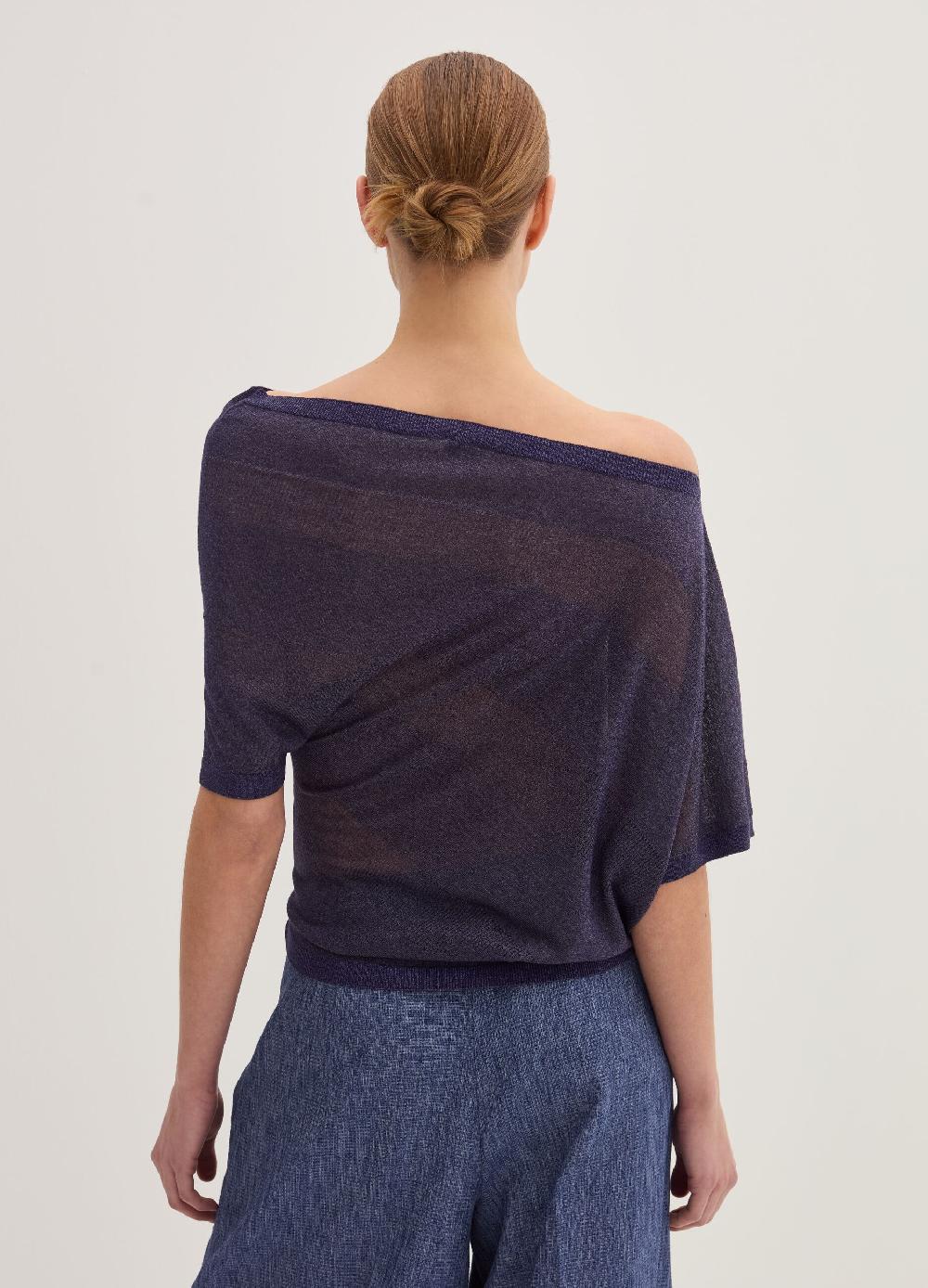 Stefanel Maglia a costine in lurex Negozio online di fabbrica