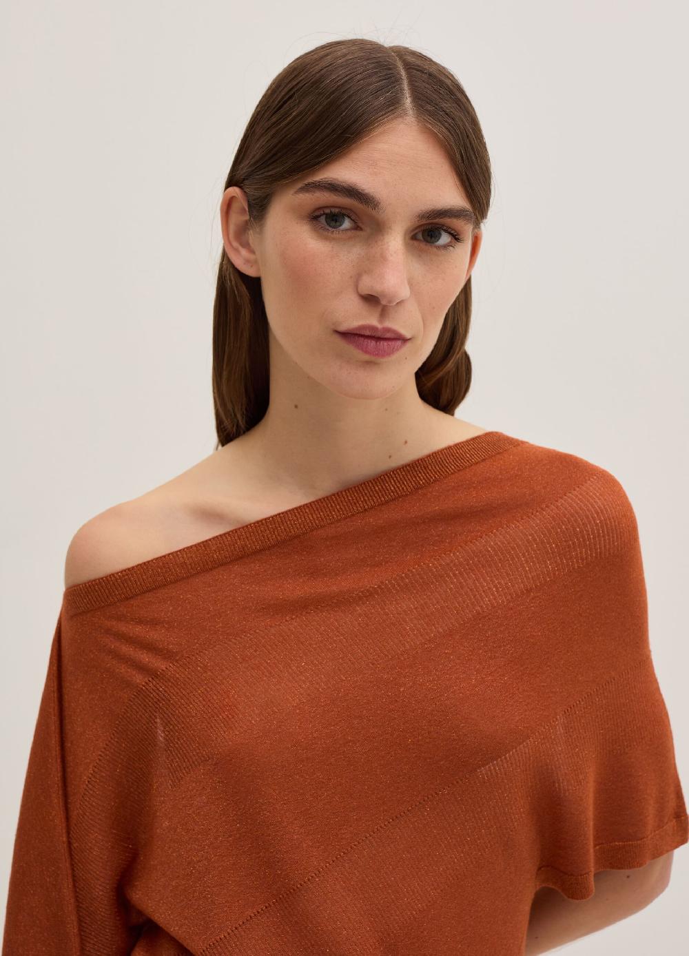 Stefanel Maglia a costine in lurex Prezzo di fabbrica