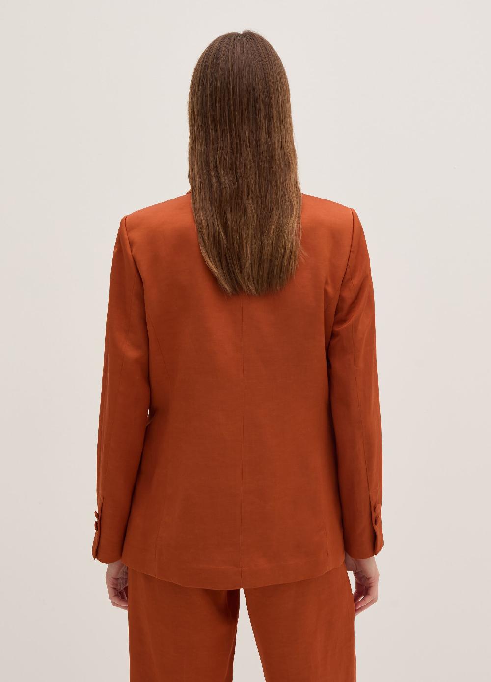 Stefanel Blazer doppiopetto in satin Fornitura limitata