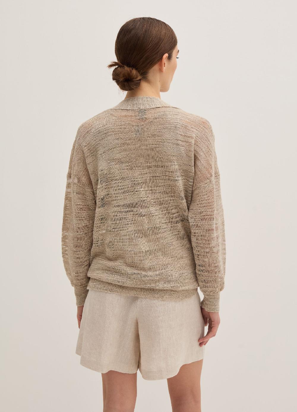 Stefanel Cardigan oversize in shantung Cyber Monday