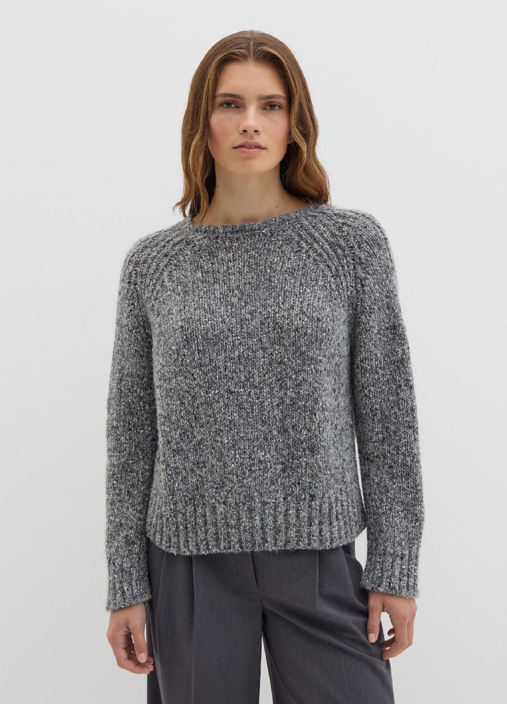 Stefanel Pullover in filato bottonato di misto seta Offerta Giorno del Papà