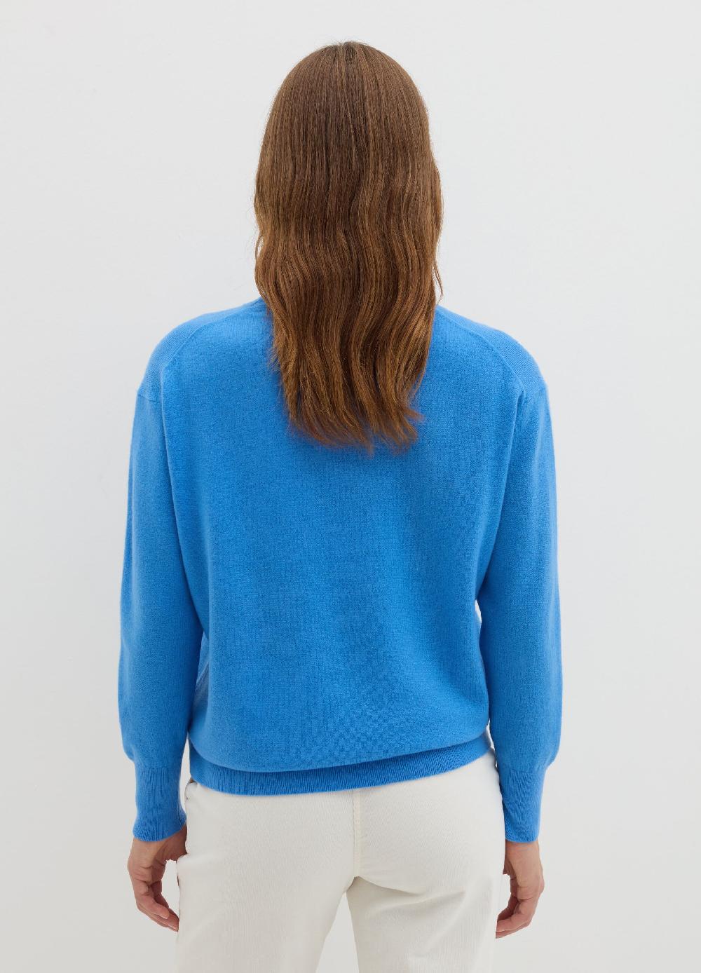 Stefanel Pullover girocollo in lana cardata Offerta migliore