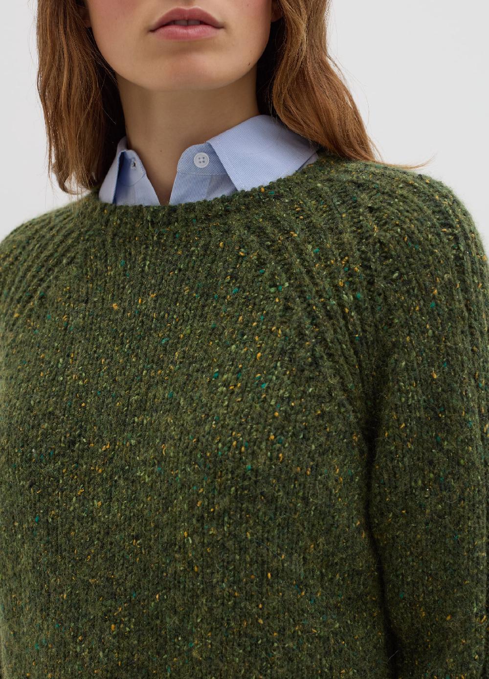 Stefanel Pullover in filato bottonato di misto seta Offerta temporanea