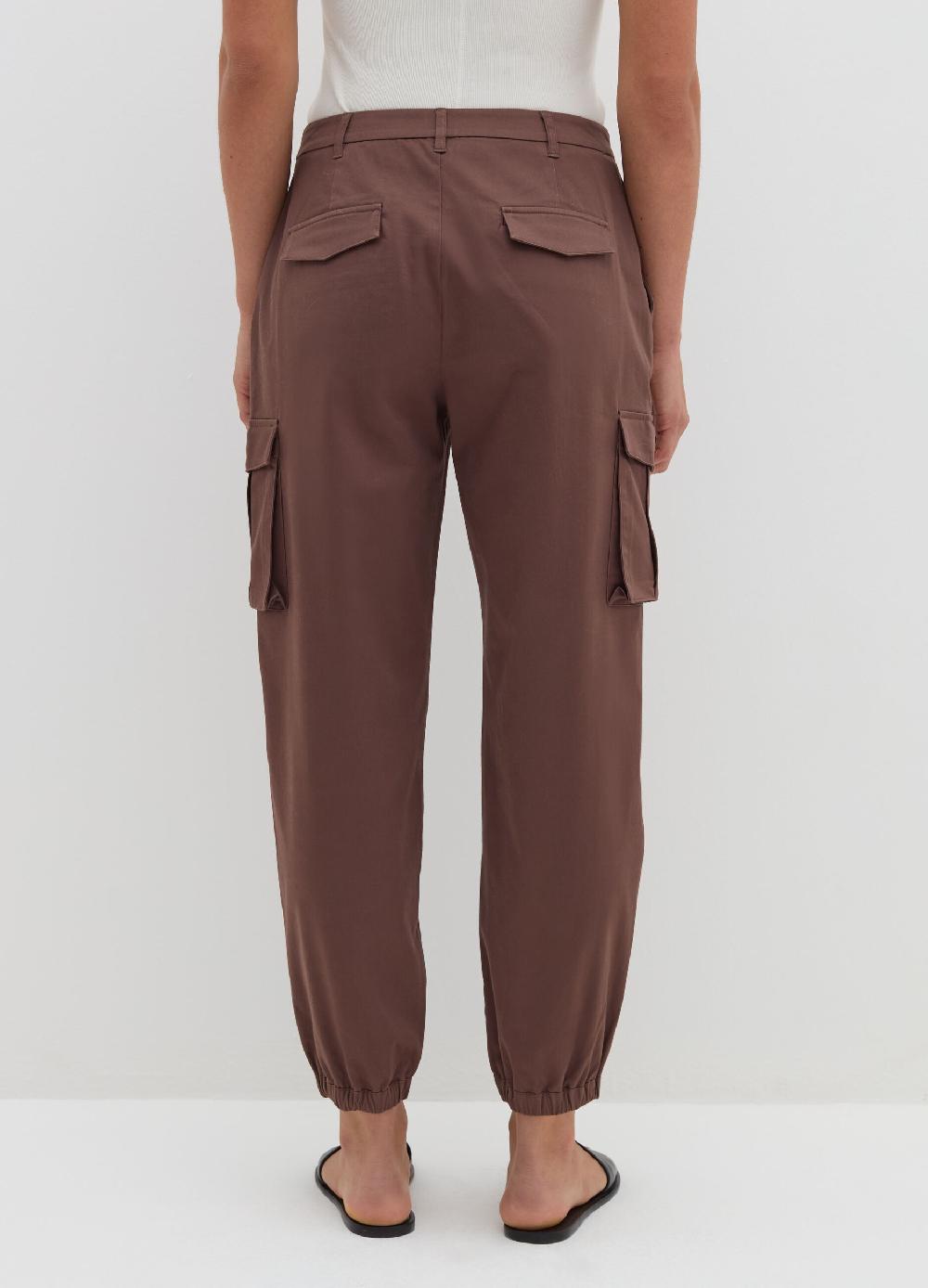 Stefanel Pantalone cargo in cotone satin ACQUISTA ORA