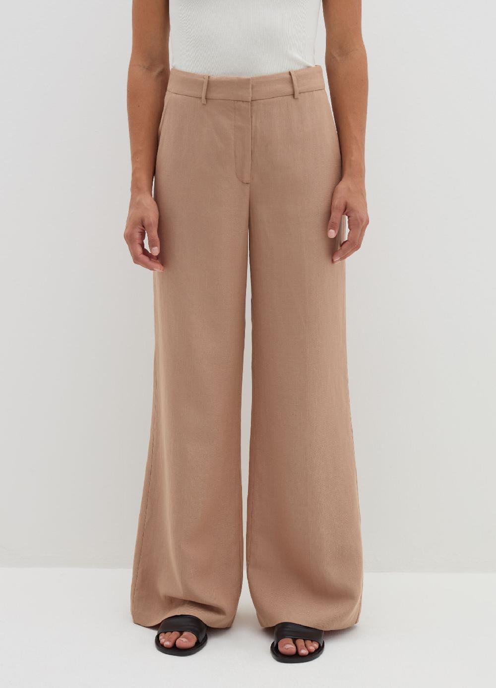 Stefanel Pantalone palazzo a gamba larga Latest stili