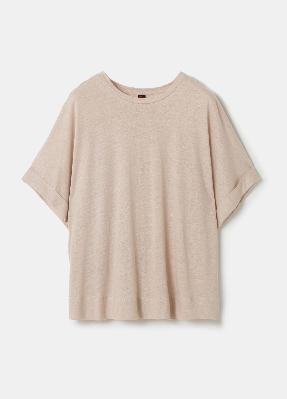 Stefanel Maglia in jersey di puro lino Fino al 65% di sconto