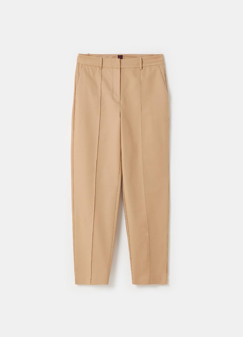 Stefanel Pantalone a sigaretta con cuciture in rilievo Fino al 55% di sconto