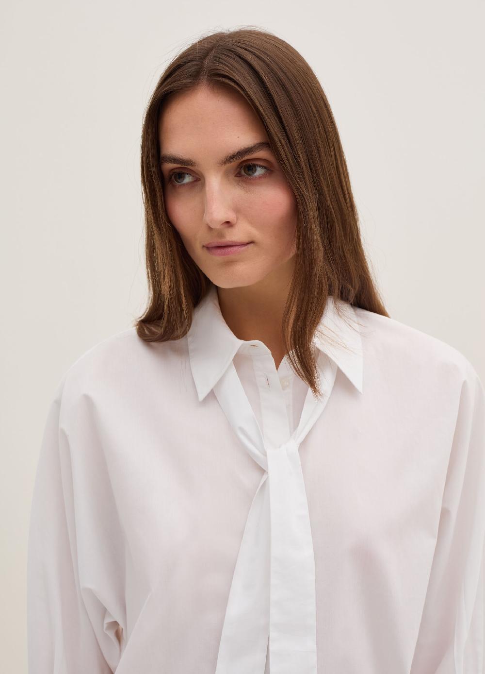 Stefanel Camicia in popeline con cravatta Discount Store per i nuovi prodotti