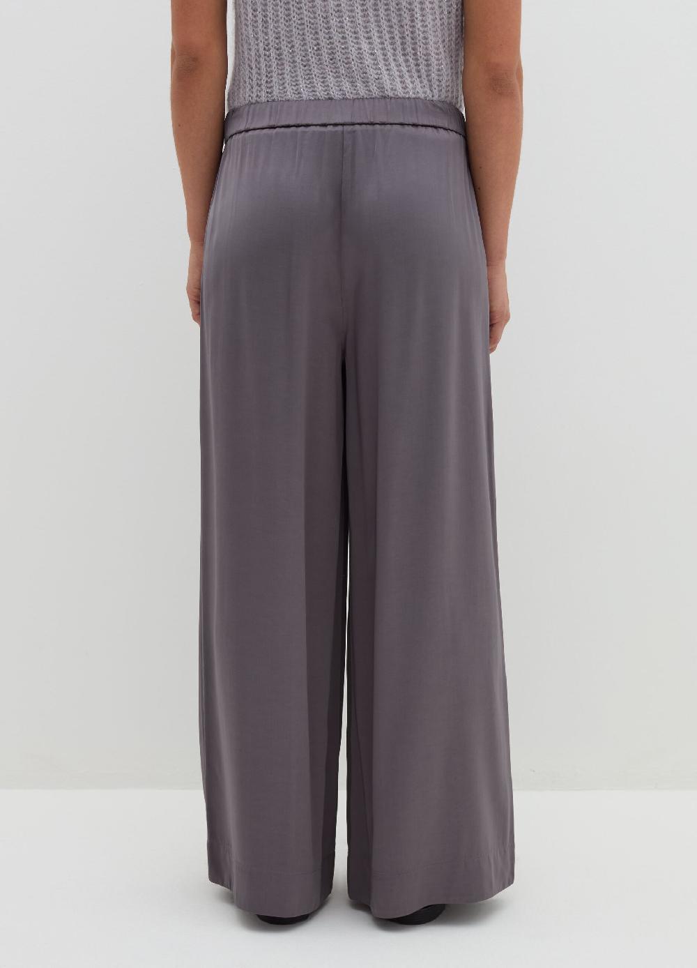 Stefanel Pantalone fluido pigiama in viscosa satin Officina