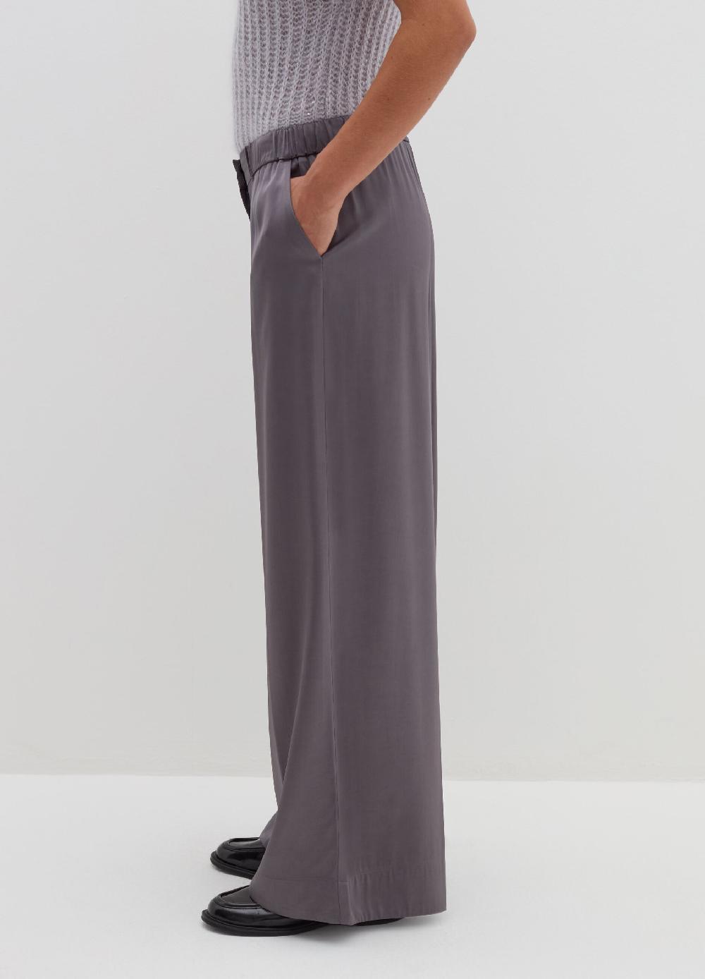 Stefanel Pantalone fluido pigiama in viscosa satin Officina