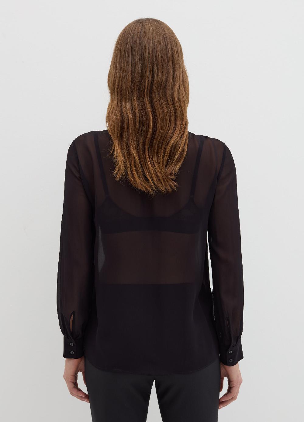 Stefanel Blusa in georgette con foulard Limitato a 3 giorni