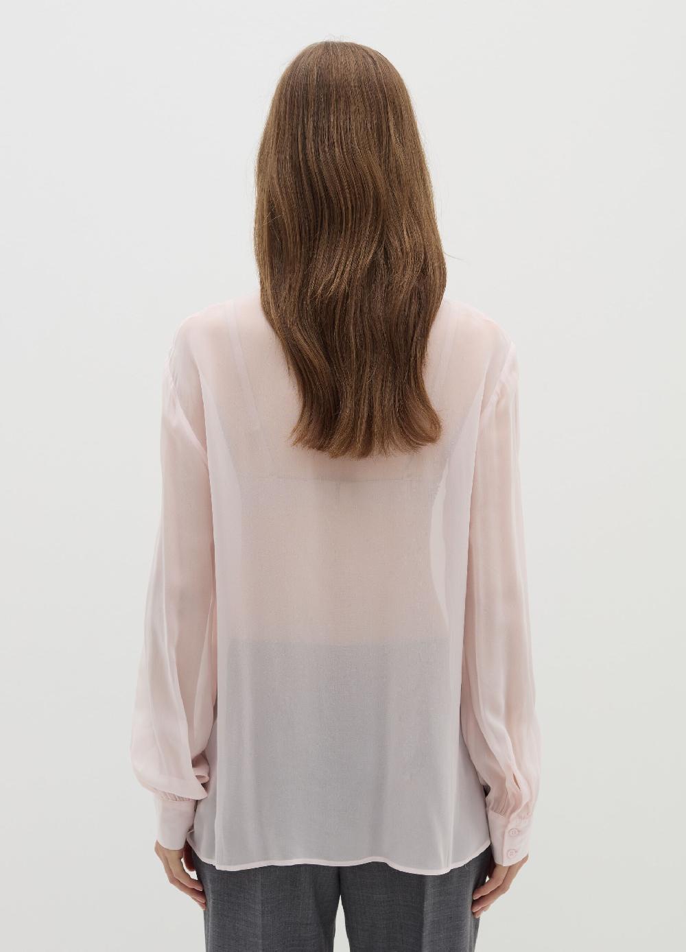 Stefanel Blusa in georgette con foulard In vendita