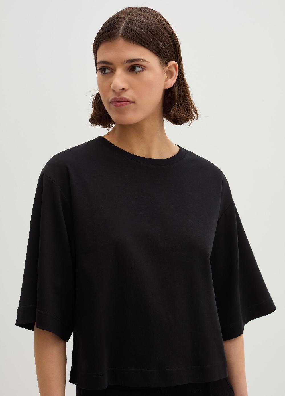 Stefanel T-shirt boxy fit in cotone Duty-free
