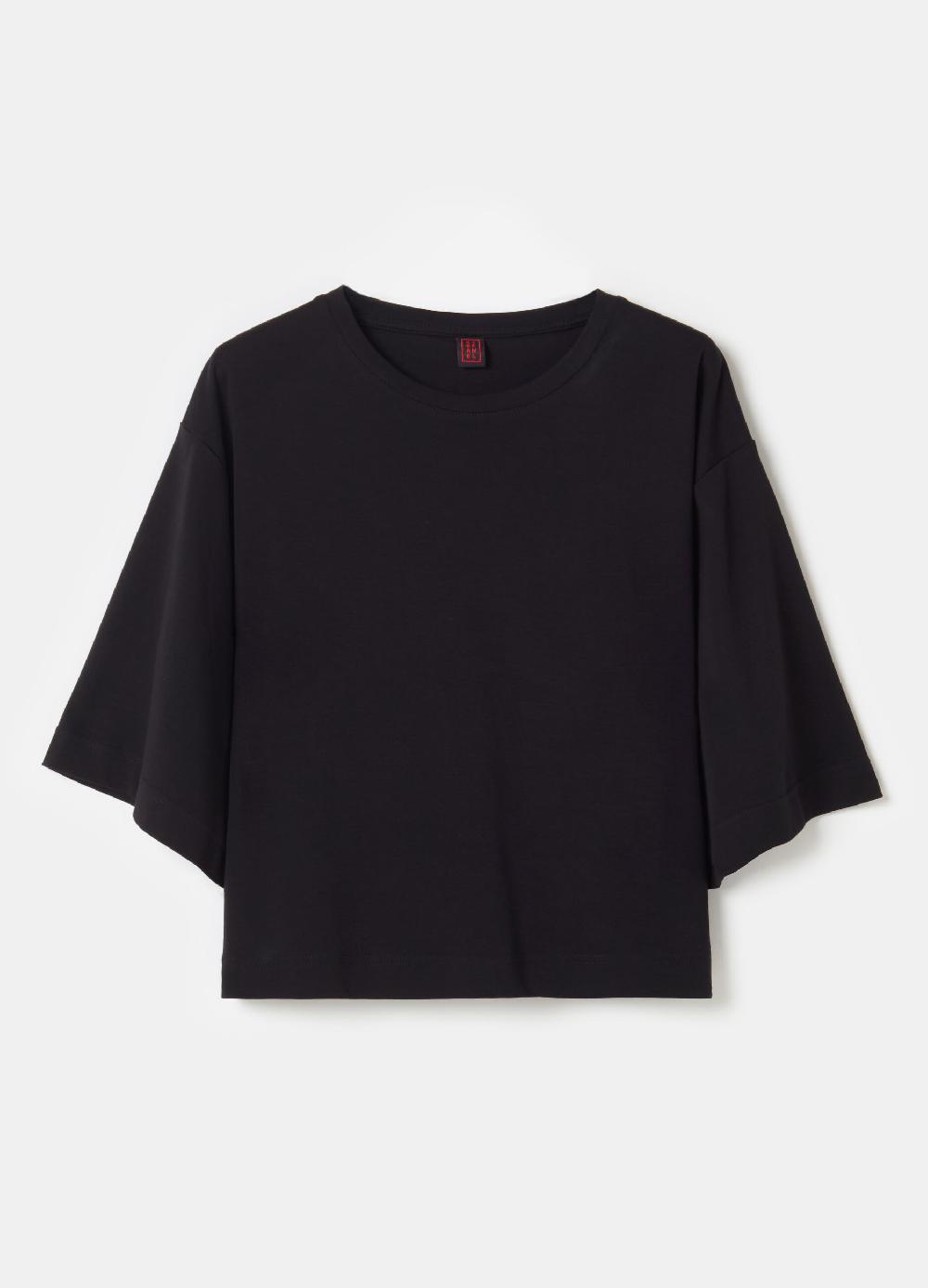Stefanel T-shirt boxy fit in cotone Duty-free