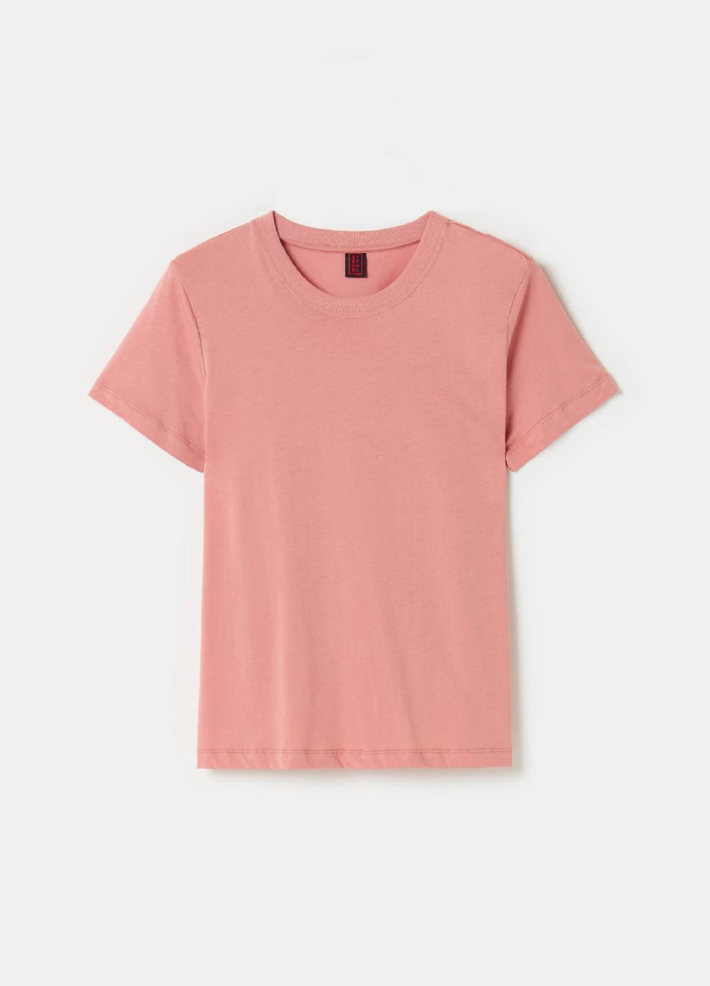 Stefanel T-shirt in jersey di cotone Supima 50% di sconto per tempo limitato