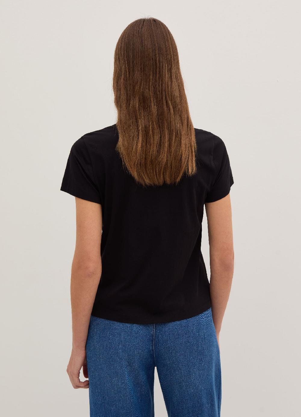 Stefanel T-shirt in jersey di cotone Supima Sconti questo mese