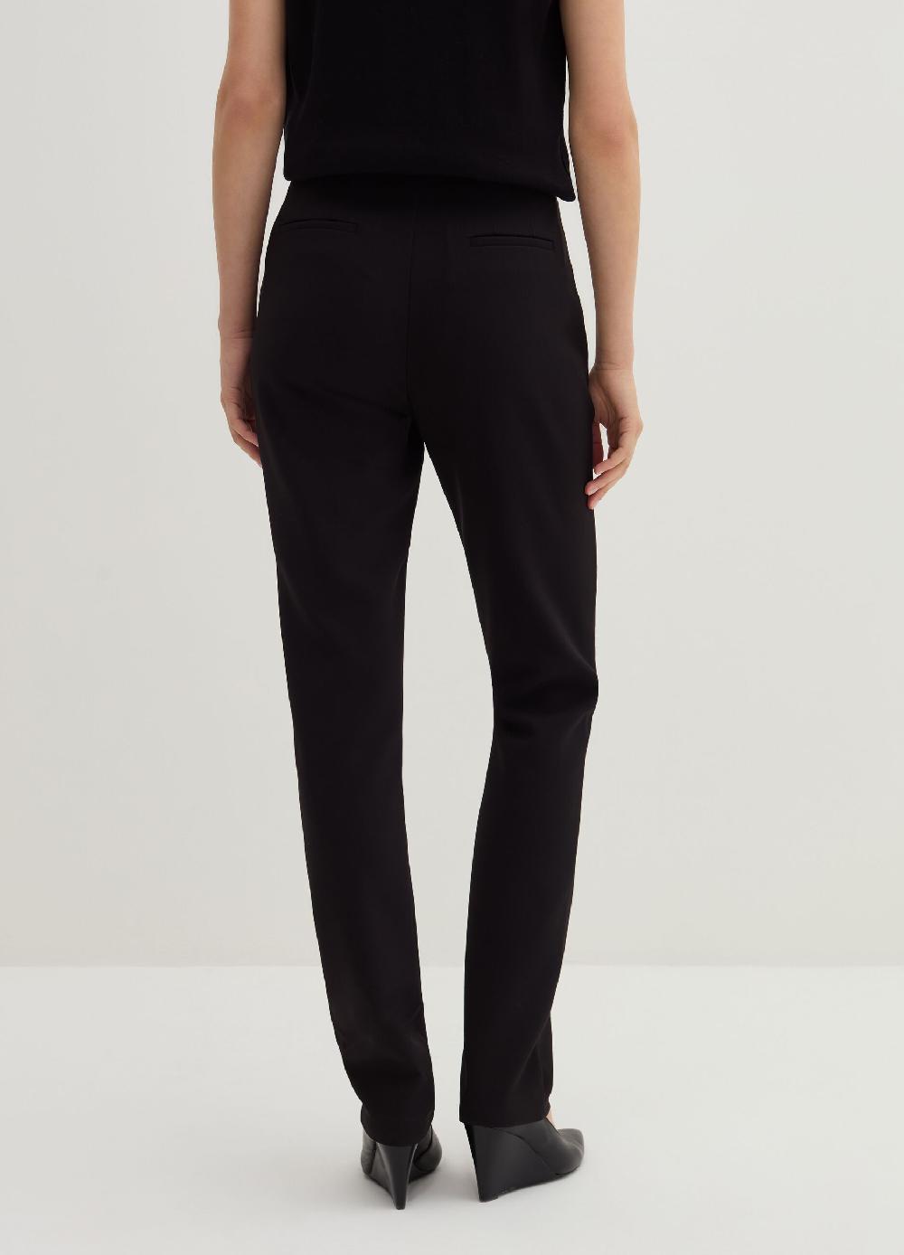 Stefanel Pantalone skinny fit in crêpe doppia In Linea