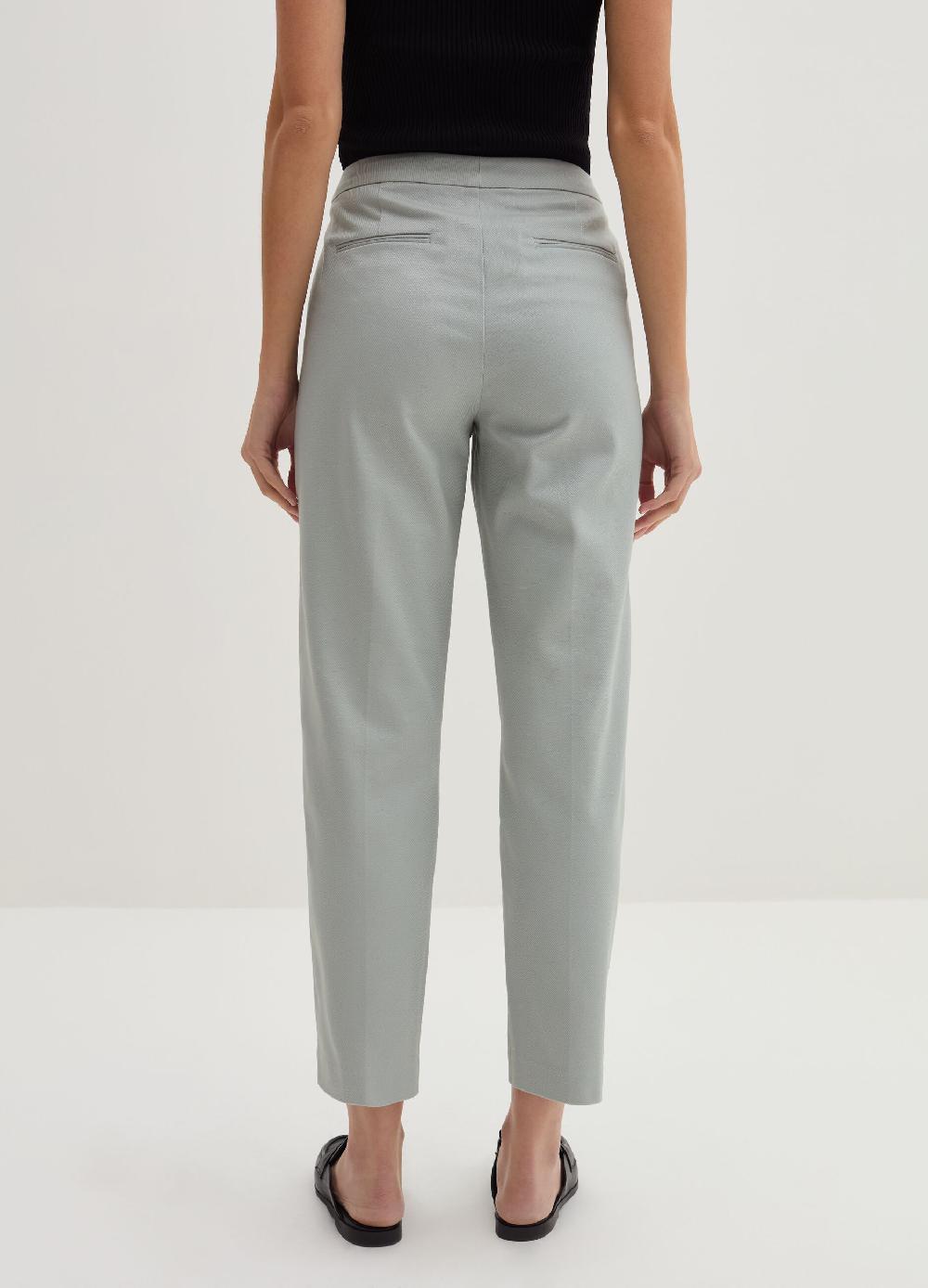 Stefanel Pantalone chino cropped in twill Soddisfazione Garantita