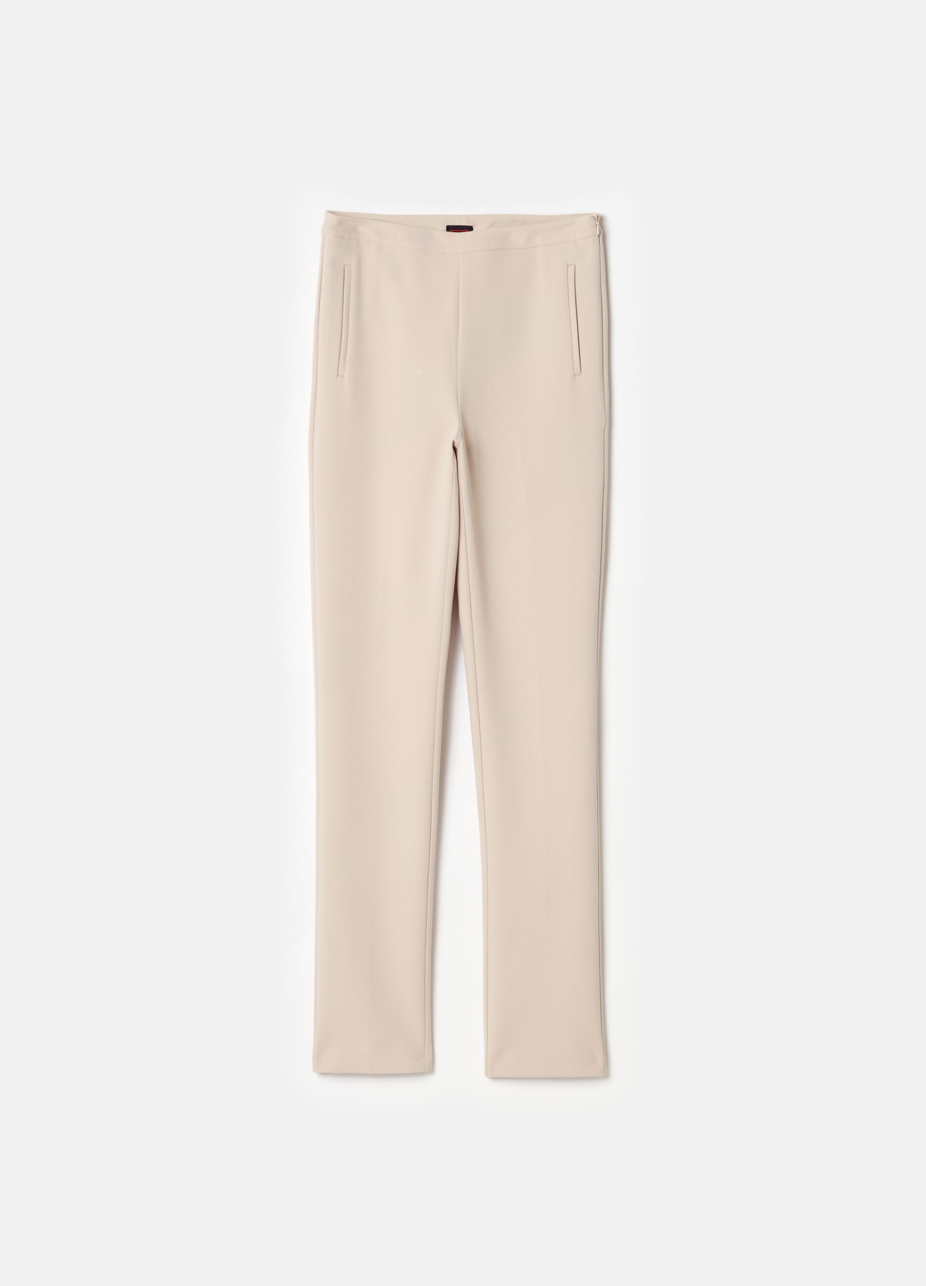 Stefanel Pantalone skinny fit in crêpe doppia Negozi Online