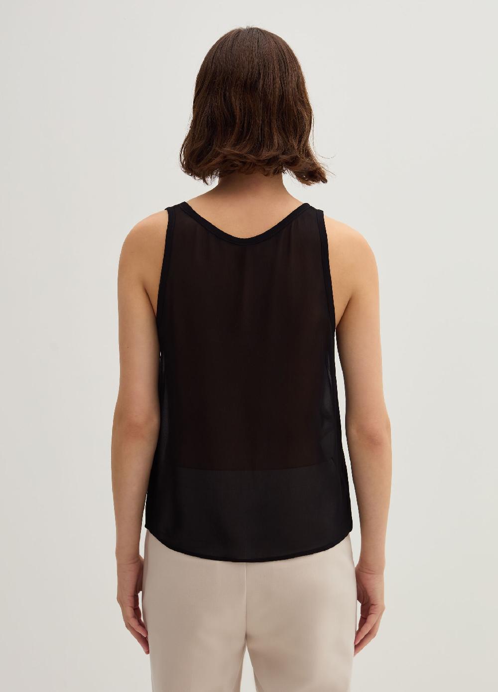 Stefanel Top in georgette Acquista Ora